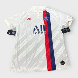 Nike PSG 19/20 Away Nike Vaporknit Match Soccer Jersey size L AR9345-102 New